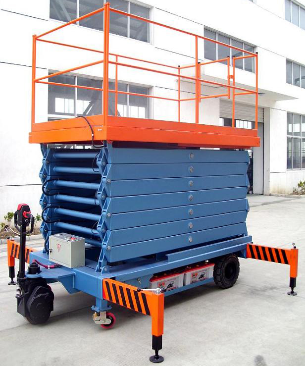 焦作助力行走剪叉式高空作业平台